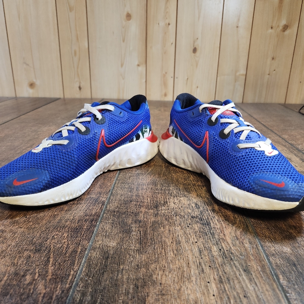 Nike Renew Run Hyper Blue Sneakers Shoes Size 5.5 Youth CW5812-400 Womens Size 7 - Picture 5 of 11